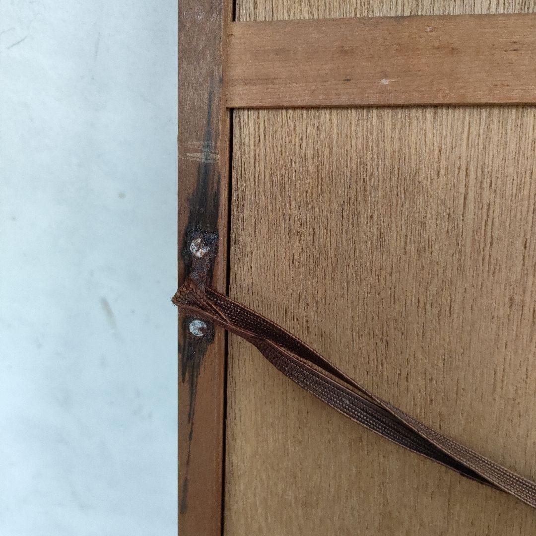 【真作】池田修三 一月 1982年 直筆サイン 木版画 日焼けあり 45×35