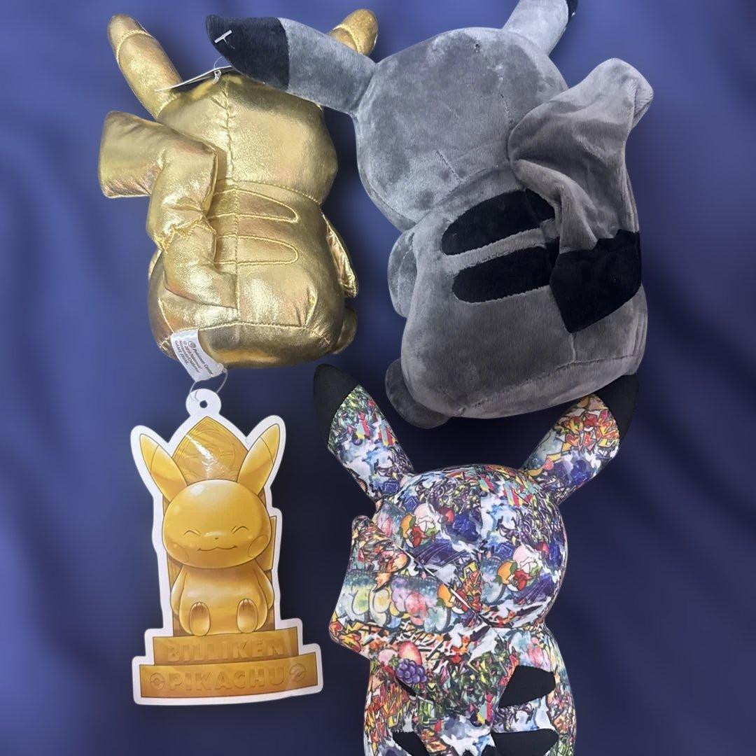 ピカチュウ　ぬいぐるみ　ビリケン　限定品