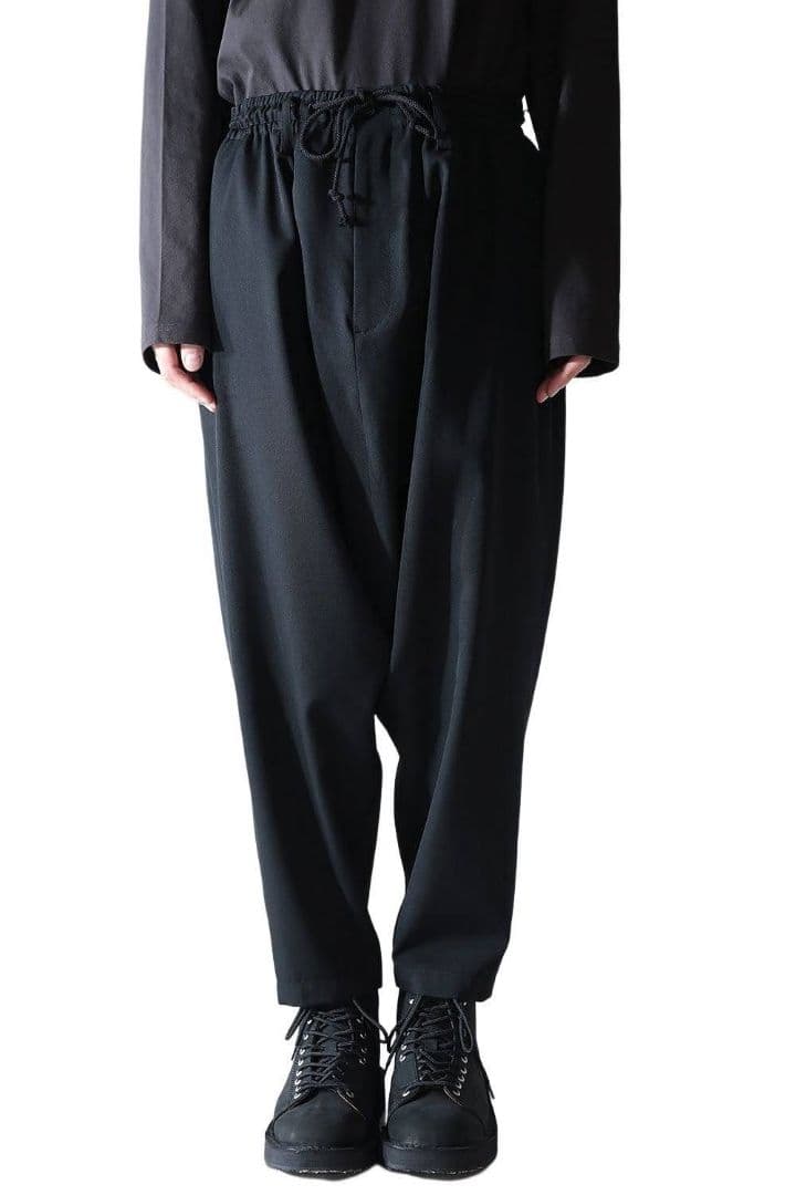 Yohji yamamoto POUR HOMME シワギャバ サルエルパンツ