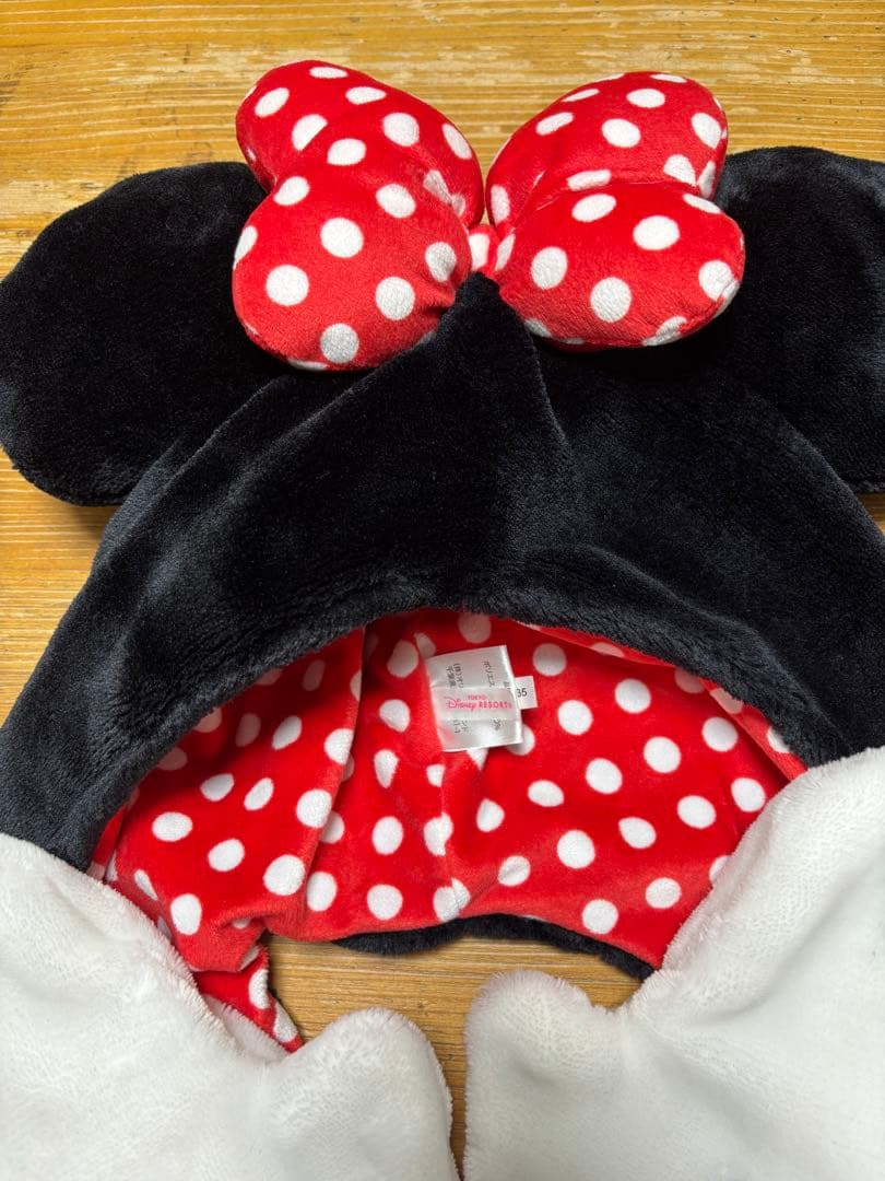 ミニーマウス　マフラー　手袋　キャップ　2個