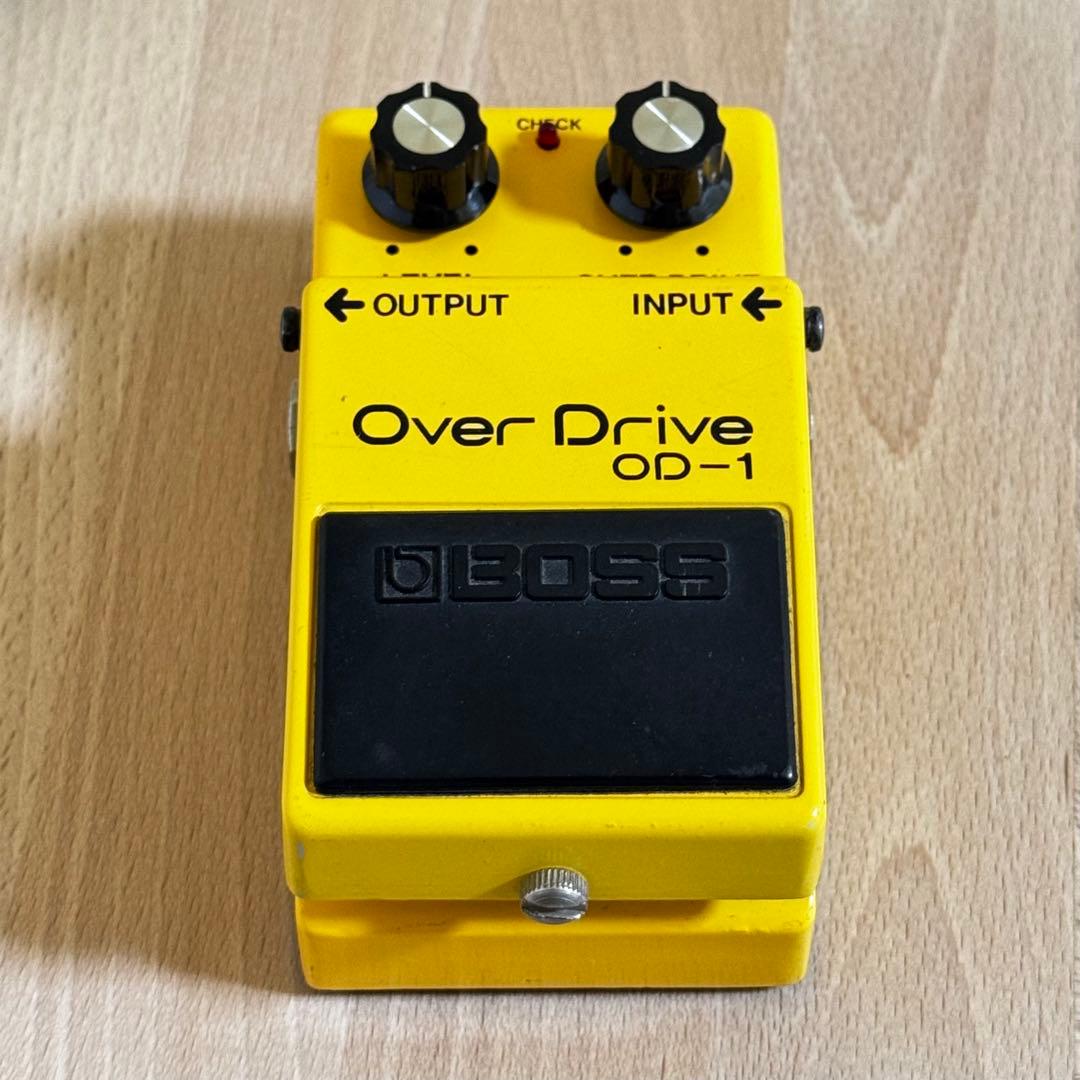 ビンテージ BOSS Over Drive OD-1 銀ネジ JRC4558D