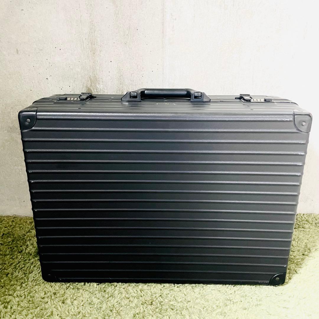 【超美品】RIMOWA ダイヤルロック式 アタッシュケース スーツケース グレー