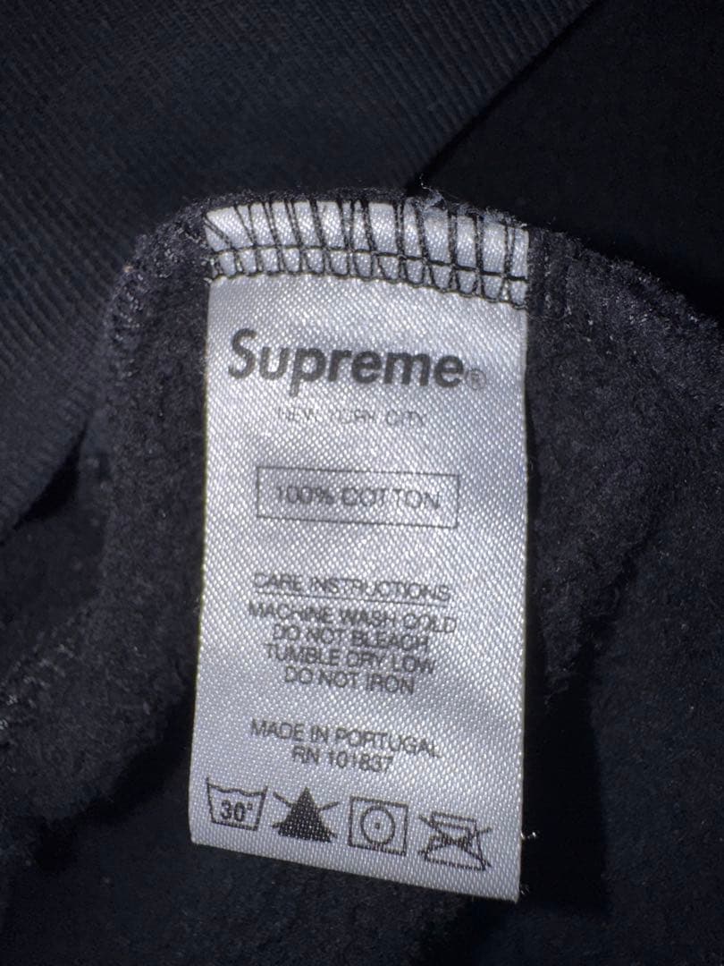 レア SUPREME COMME des GARCONS パーカー 黒 M