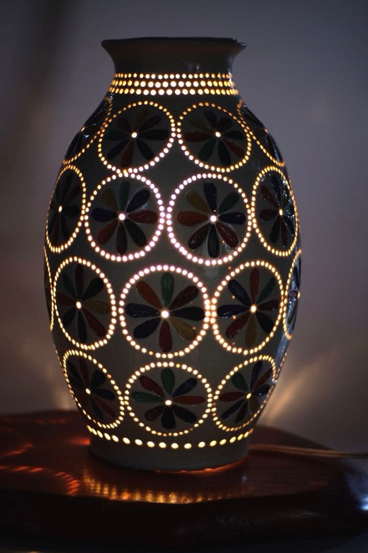 相談可　ハンドメイド　陶芸　花瓶　ランプシェード　雑貨　インテリア　置物