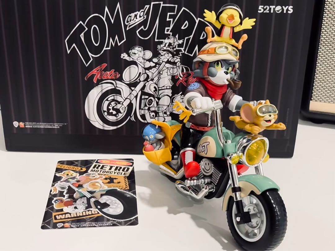 トムとジェリー レトロバイク フィギュア 52toys x WarnerBros