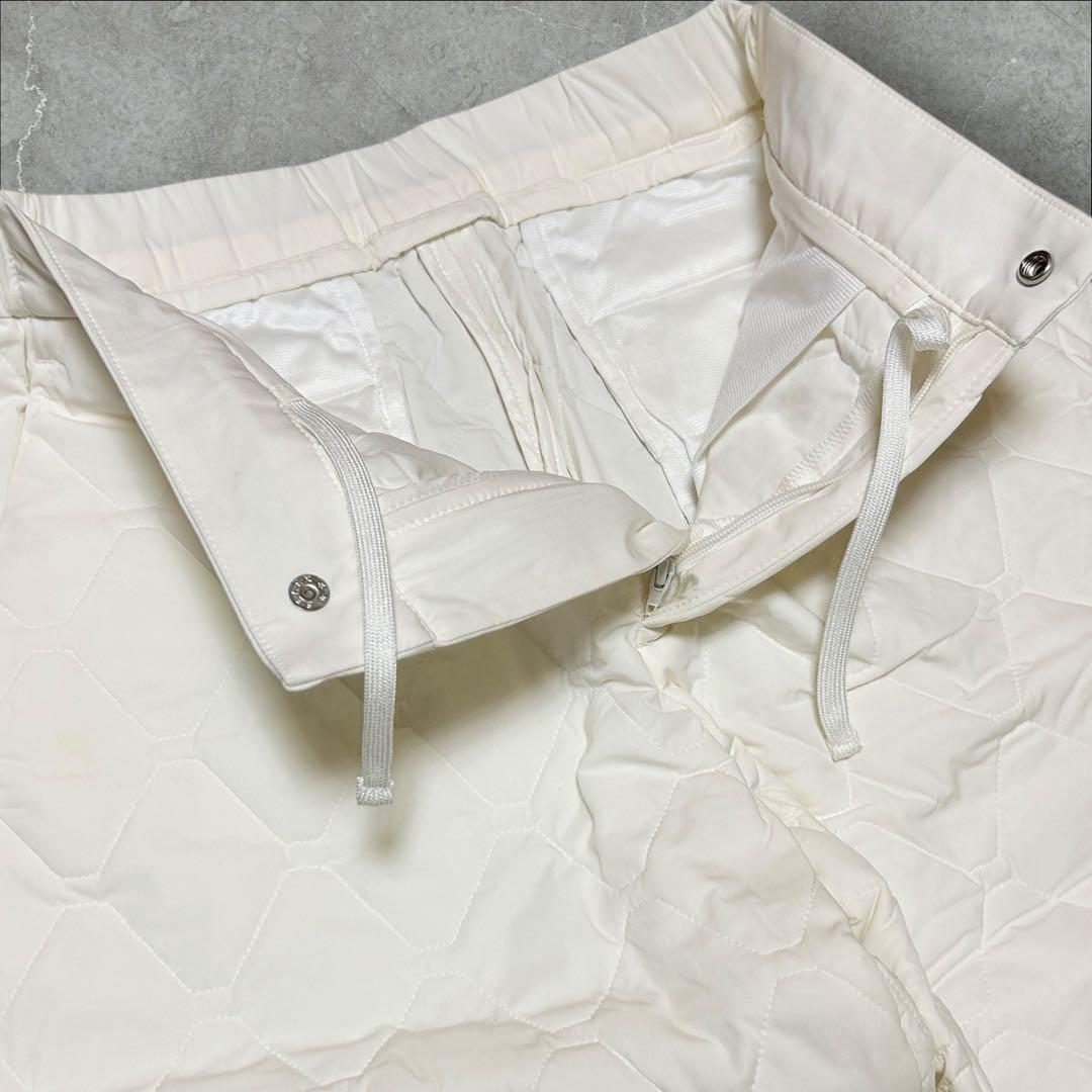 【新品未使用】23区ゴルフ M 冬最強防寒パンツ キルティング テーパードパンツ