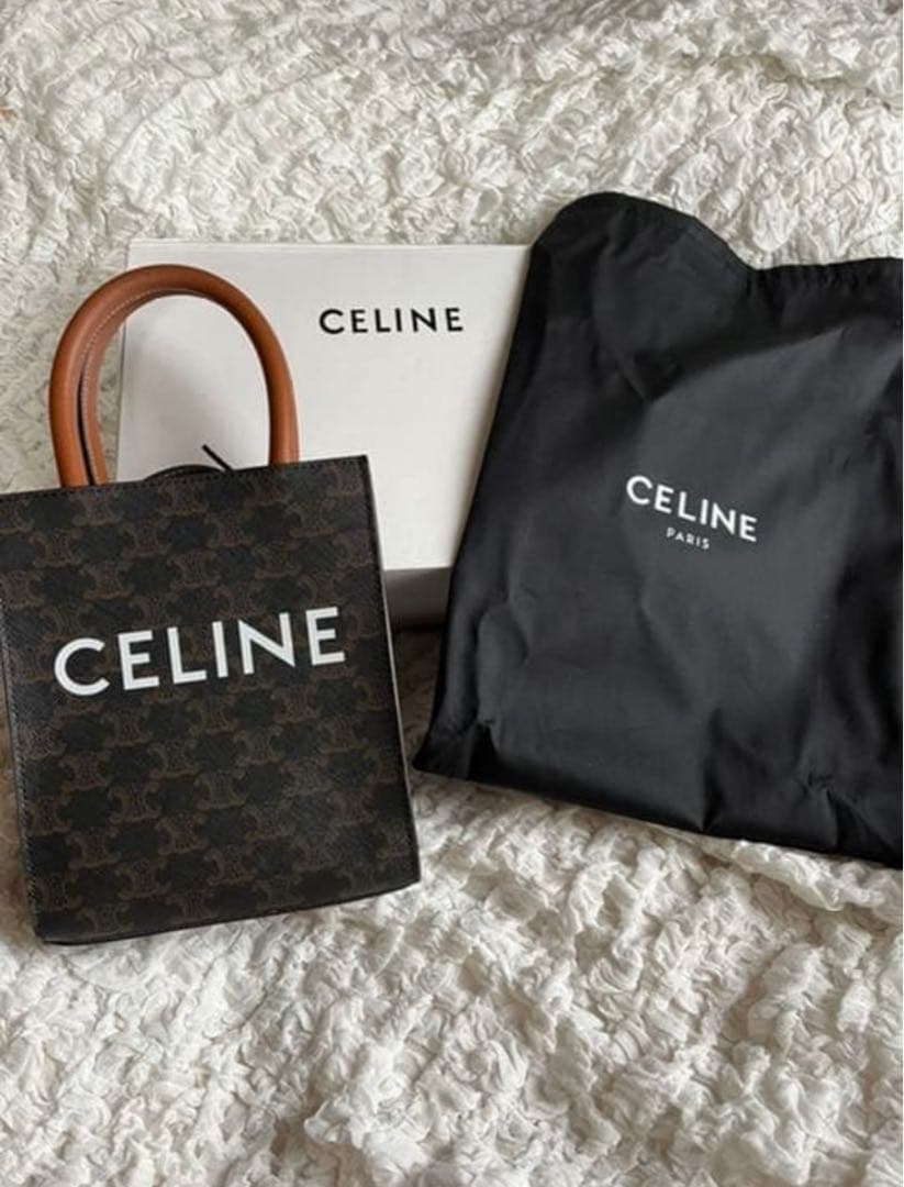 CELINE ロゴ ショルダーバッグ