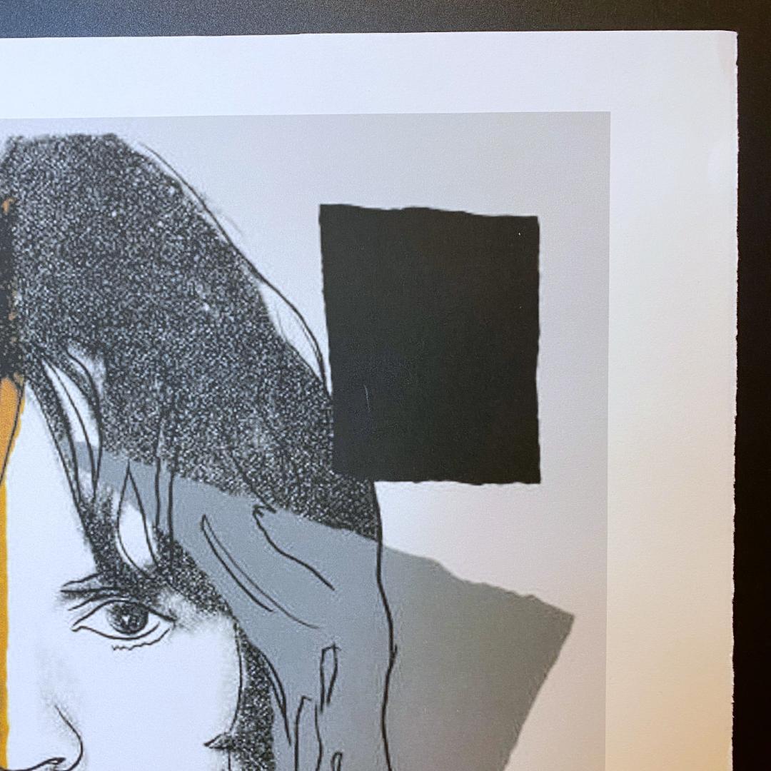 【模写】世界限定100枚! アンディ・ウォーホル ミック・ジャガー リトグラフ