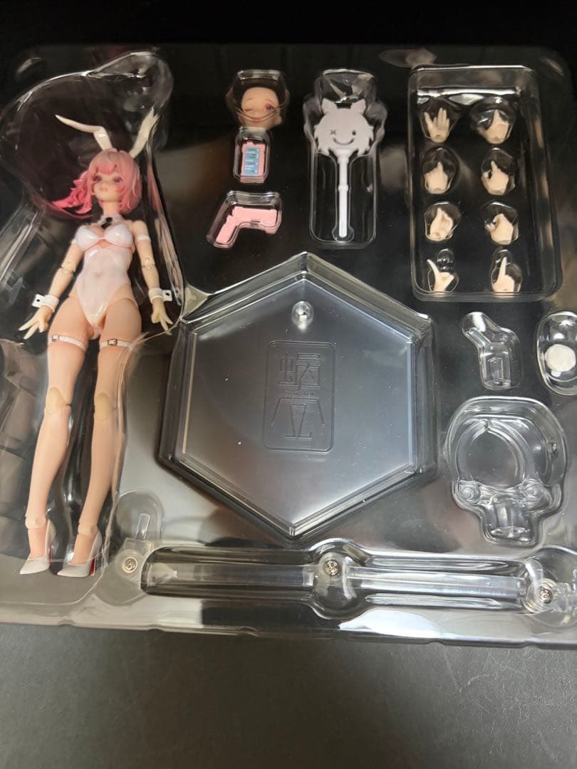 【ジャンク/加工有】スネイルシェル可動フィギュア5体+専用オプション1個セット