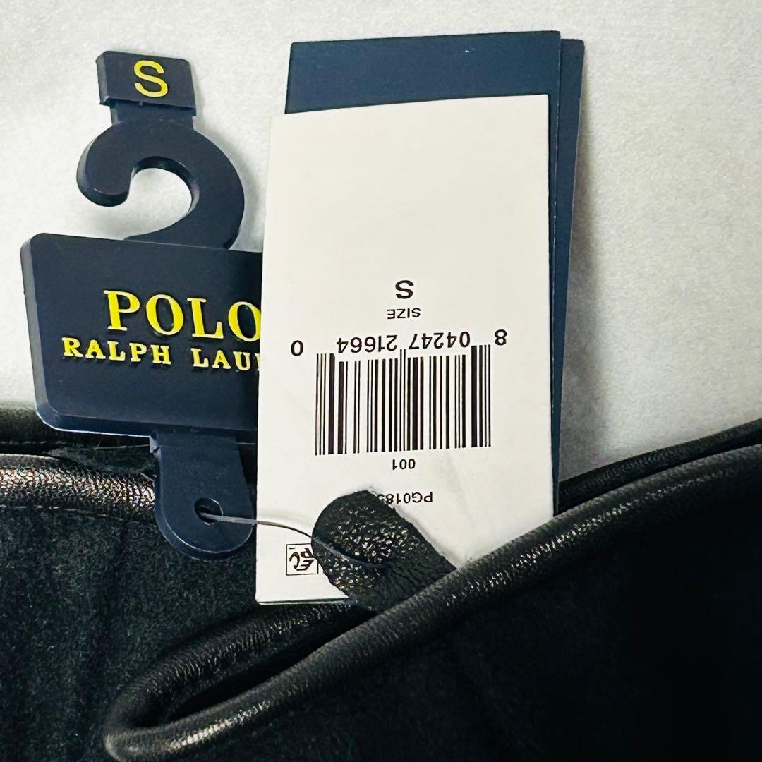 ポロラルフローレン 天然革 グローブ 手袋 やぎ革 ウール ポロベア