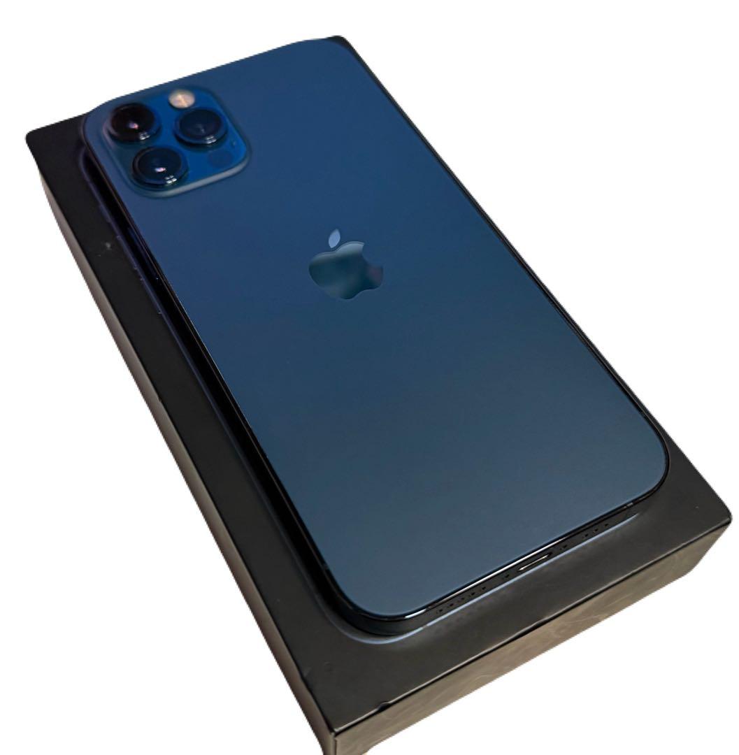 【美品】iPhone12Proパシフィックブルー256GB SIMフリー