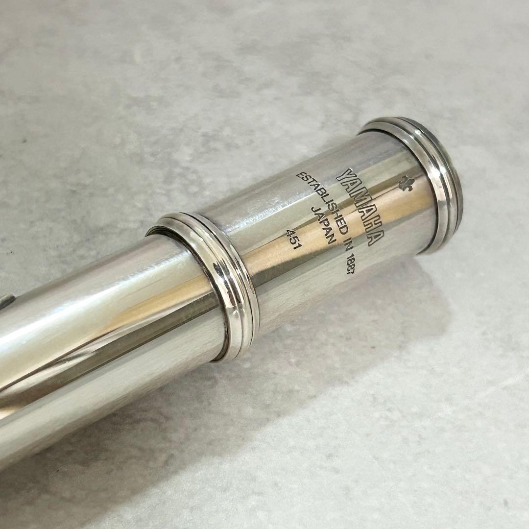 YAMAHA フルート　YFL-451 銀製　シルバー　吹奏楽　管楽器