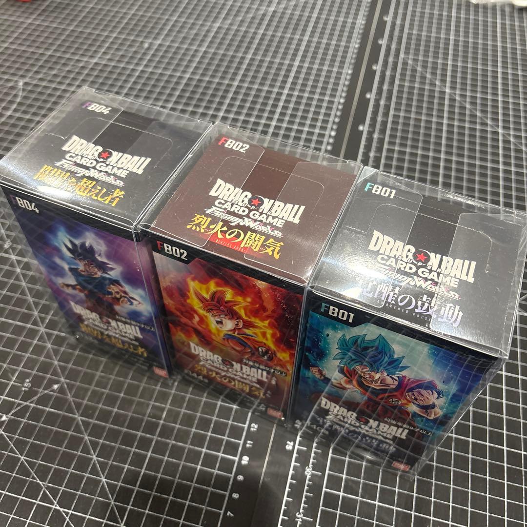 限界を超えし者　烈火の闘気　覚醒の鼓動　ドラゴンボールカード　未開封　テープ付き