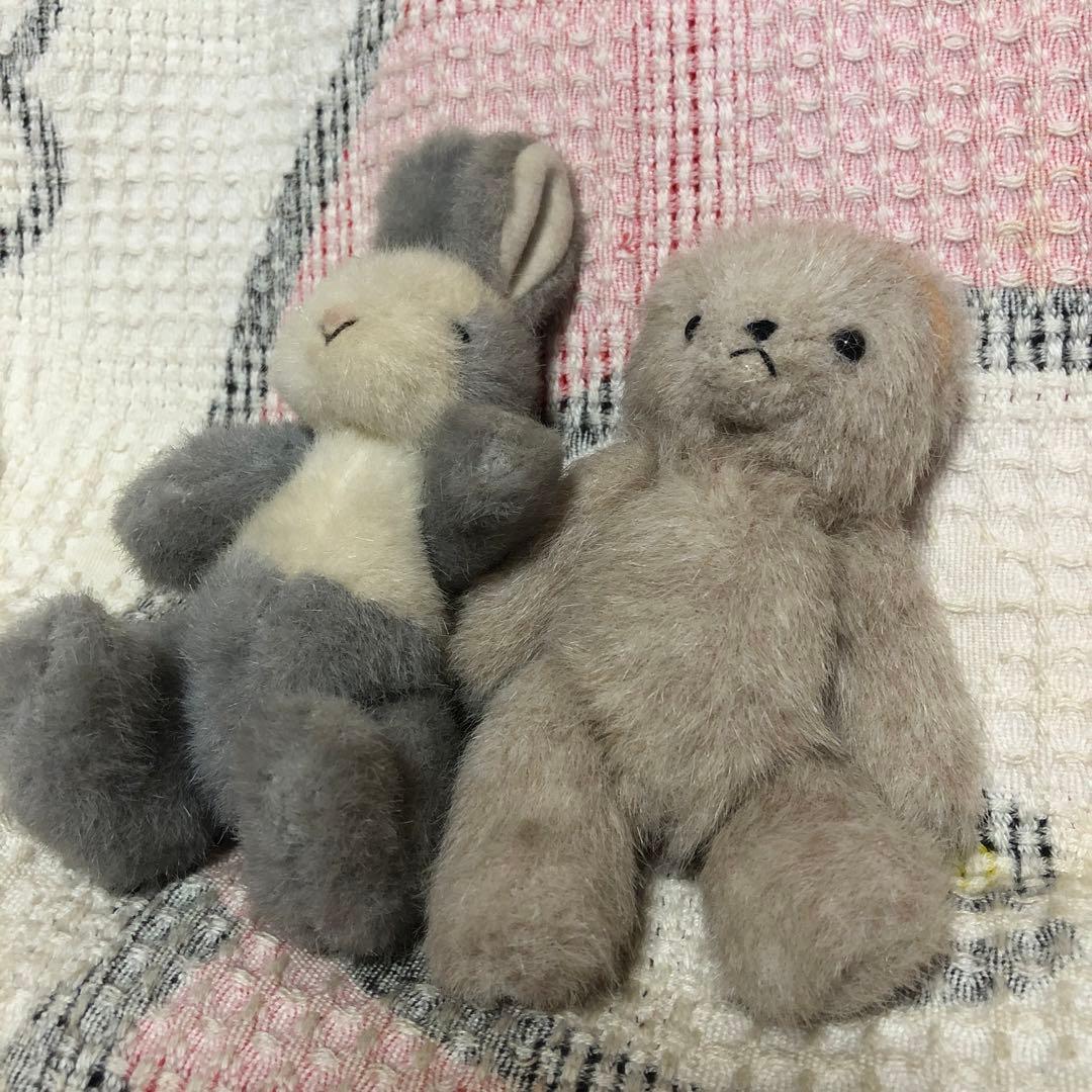 モンスイユ　ウサギ＆クマ　ポーズ変えられます　中古品