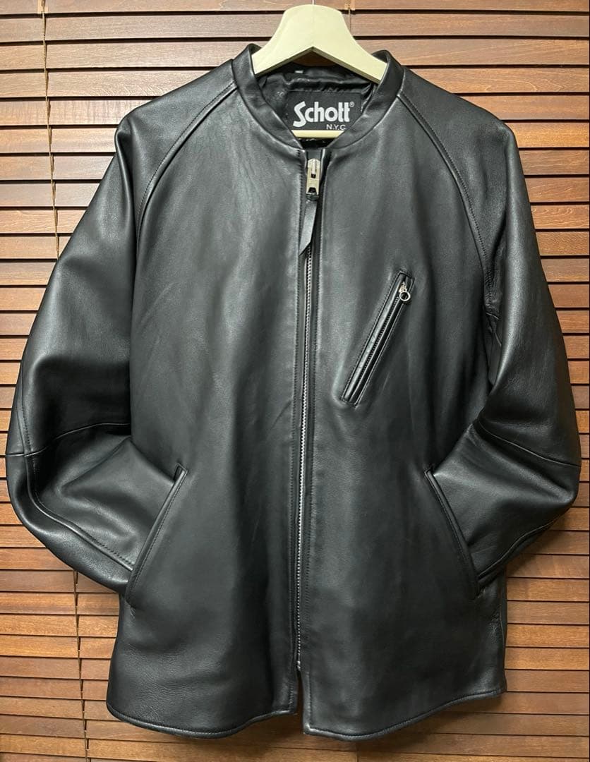 ★ 美品 Schott RIDERS JACKET ライダース 羊 ★