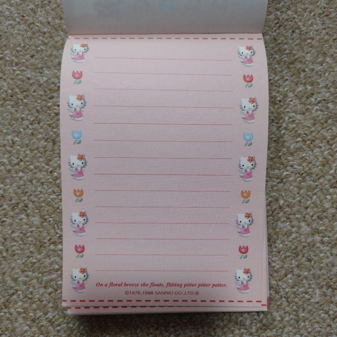 ハローキティ エンジェル チューリップ メモ帳 平成 当時物
