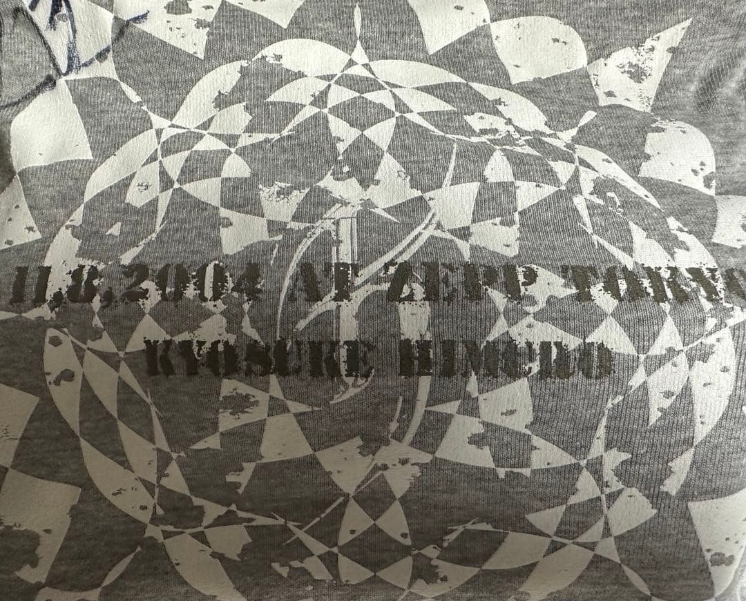 氷室京介　直筆サイン入りTシャツ　サイン色紙付