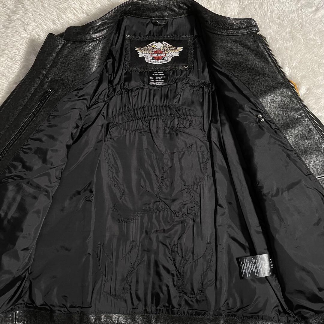 ハーレーダビットソン レザージャケット ライダースジャケット カスタム品