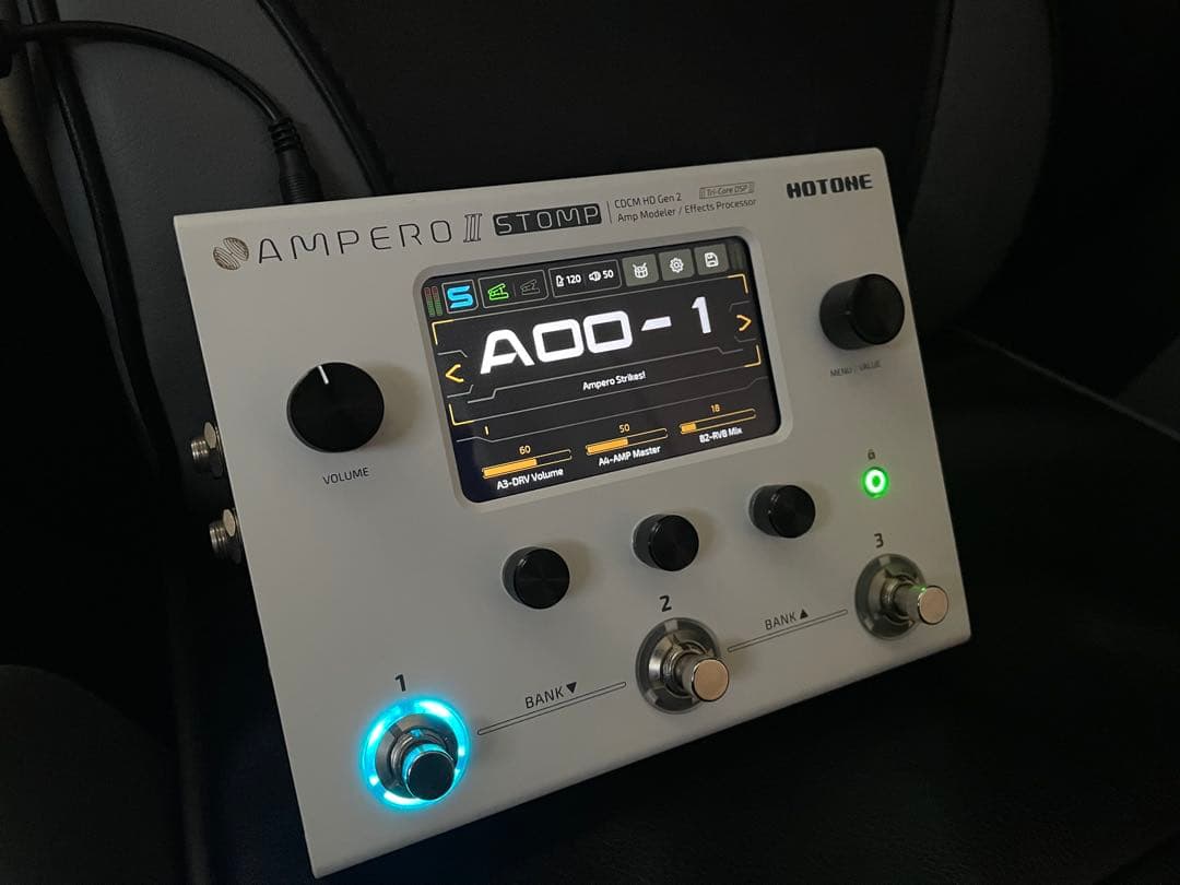 【美品】HOTONE Ampero II Stomp ギターエフェクター