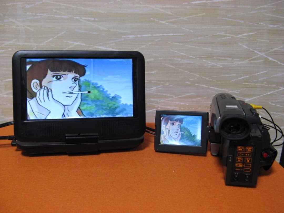 動作0K❗️☆SONYの液晶Hi8/8ミリビデオカメラ・CCD-TRV90