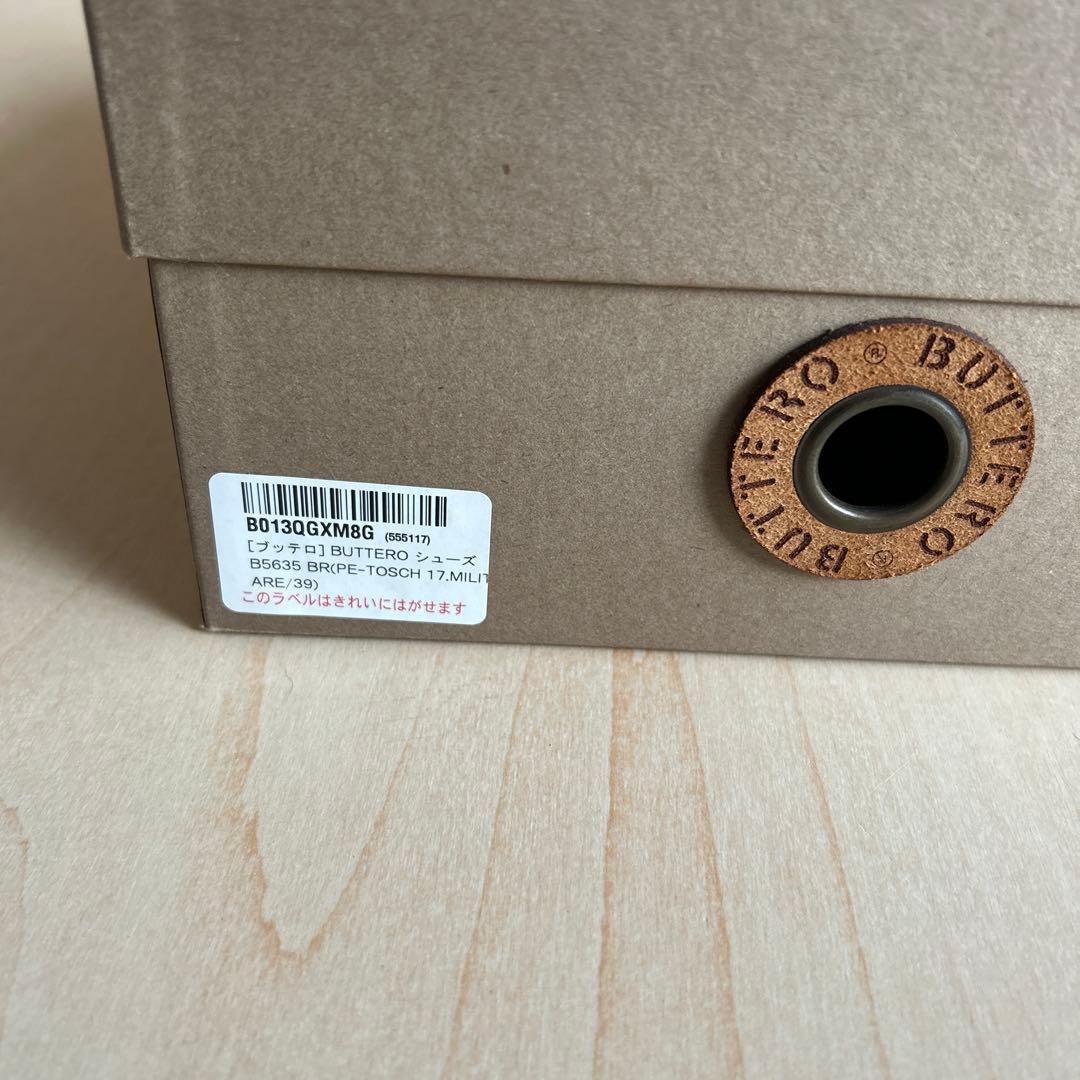 ブッテロ　ダービーシューズ　ブラウン39