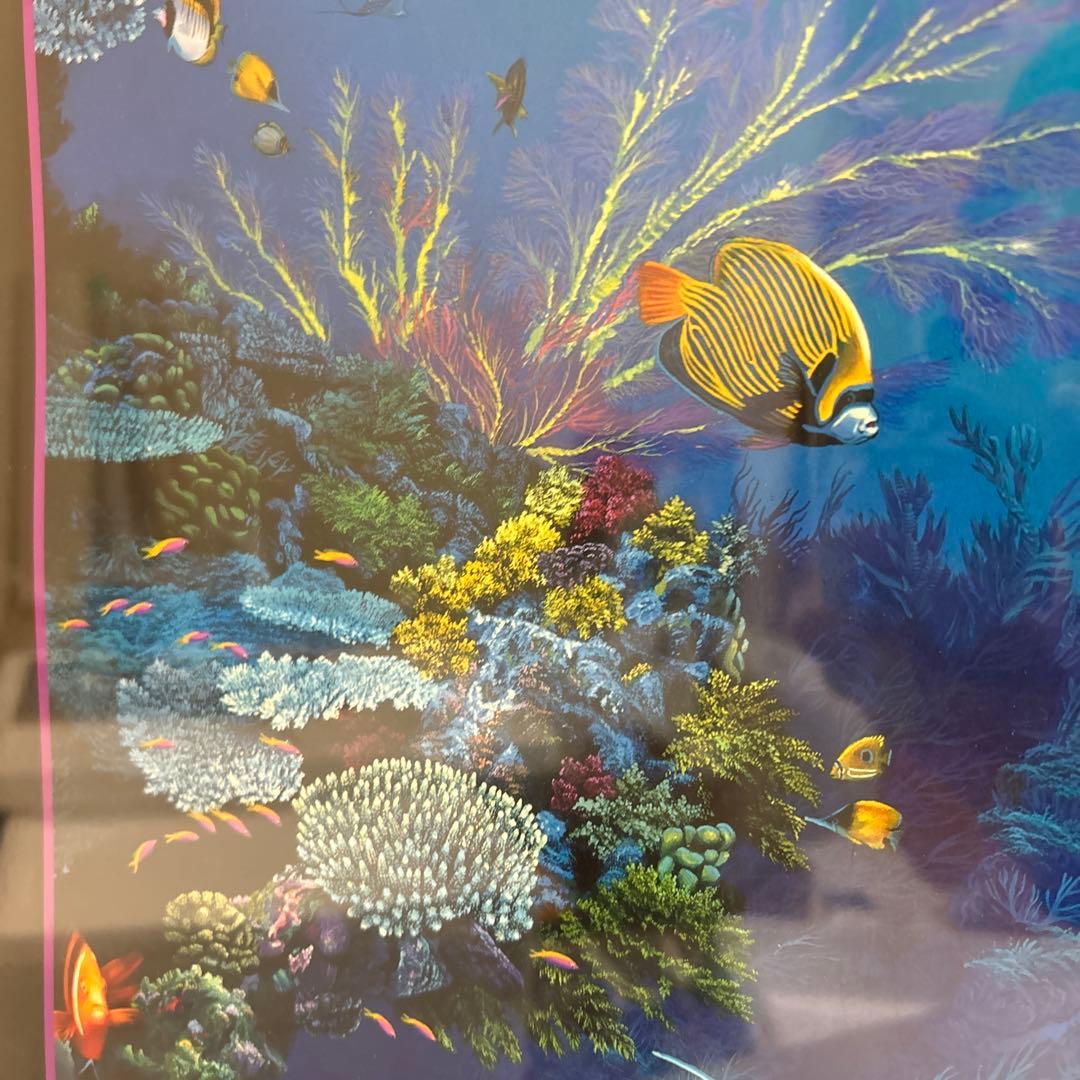 ラッセン　OUR WORLD マウイ　ハワイ　ポスター　額装　アート　絵画