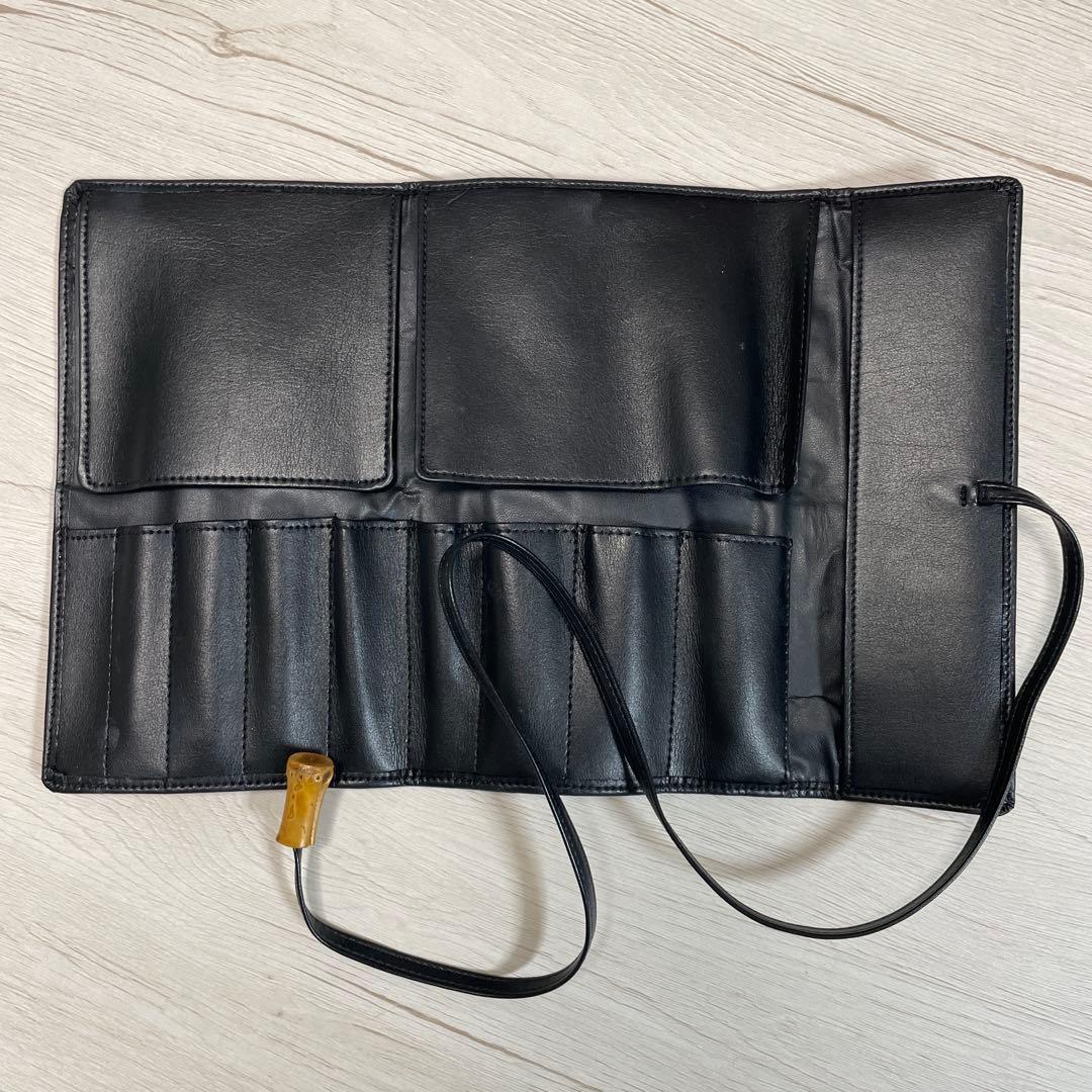 メイクブラシセット レザーケース付き