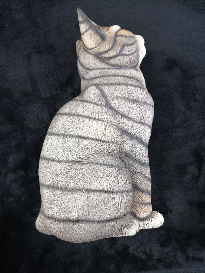 イタリア製ドマン　猫の置物 2体セット　希少レア　DEMAIN HK　見上げる猫