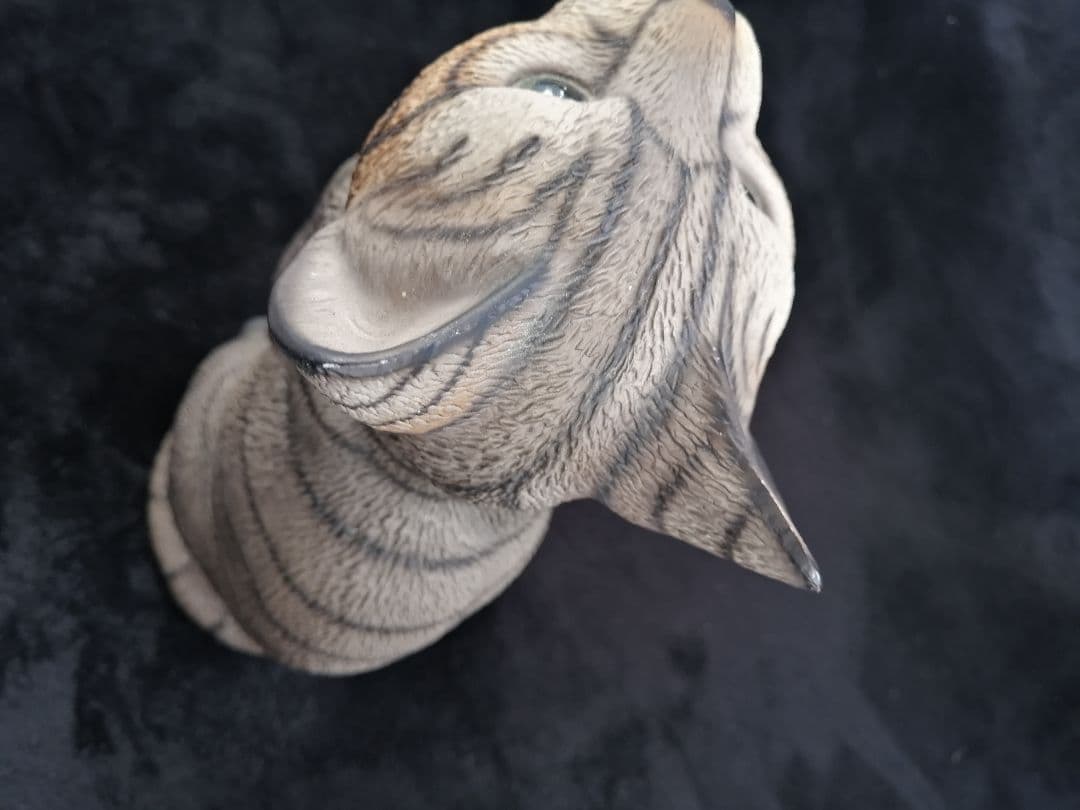 イタリア製ドマン　猫の置物 2体セット　希少レア　DEMAIN HK　見上げる猫