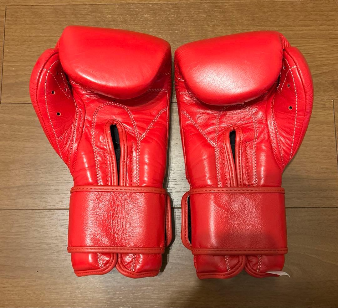 【美品】REYES 12oz　グローブ　レッド　赤