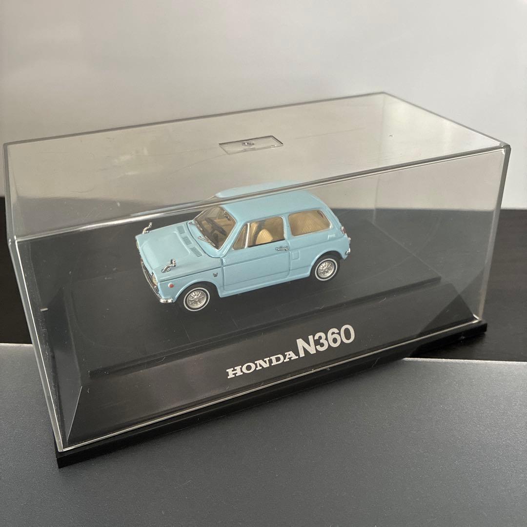 エブロ　EBBRO HONDA N360 ミニカー　赤 水色 白　3台セット