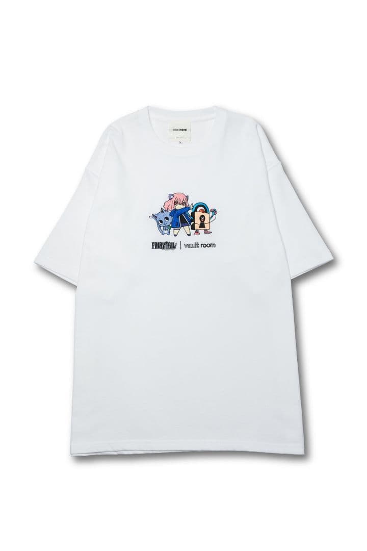 vaultroom VR × nqrse × HAPPY TEE / WHITE