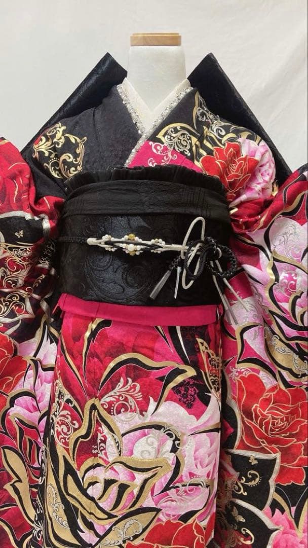 美品　振袖 成人式　振袖8点セット　振袖フルセット