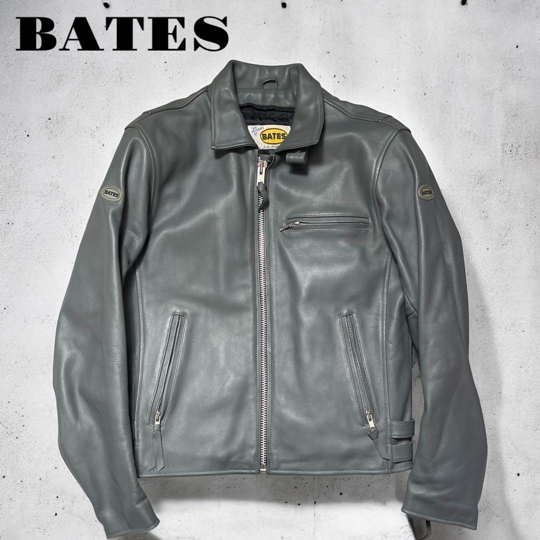 ベイツ シングルライダース レザージャケット ライナー付 BATES