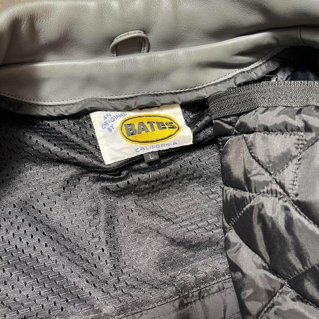 ベイツ シングルライダース レザージャケット ライナー付 BATES