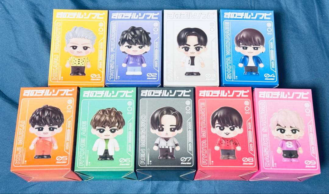  Man Man すのチルソフビ 9人セット