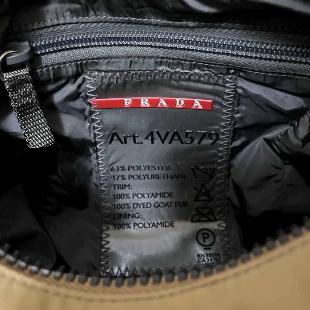 PRADA sport デザインバッグ　リアルファー　fur mix 00s