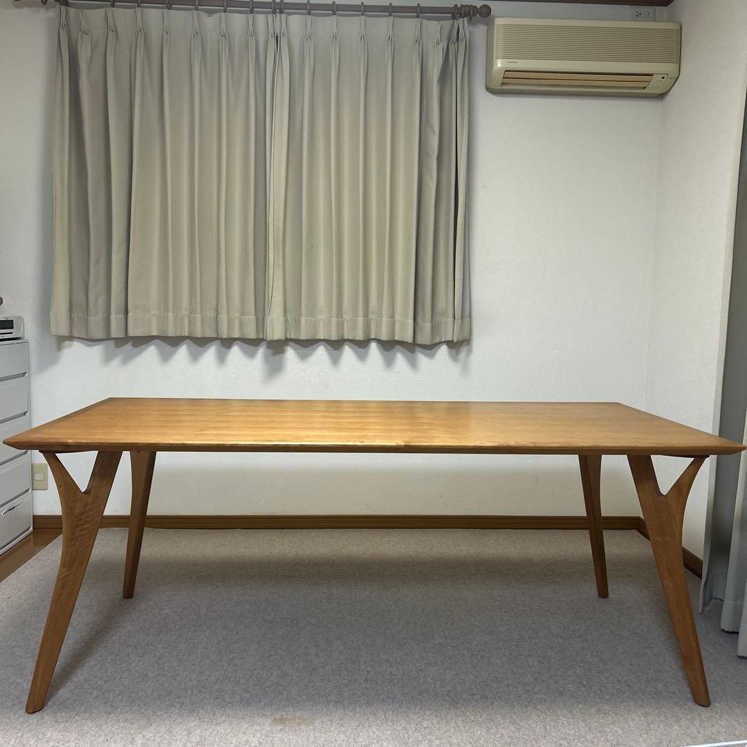 ジ*ん様 本日限定お値下げ　アクタス 朝日木工 ボスコ 北欧風天然木ダイニングテ