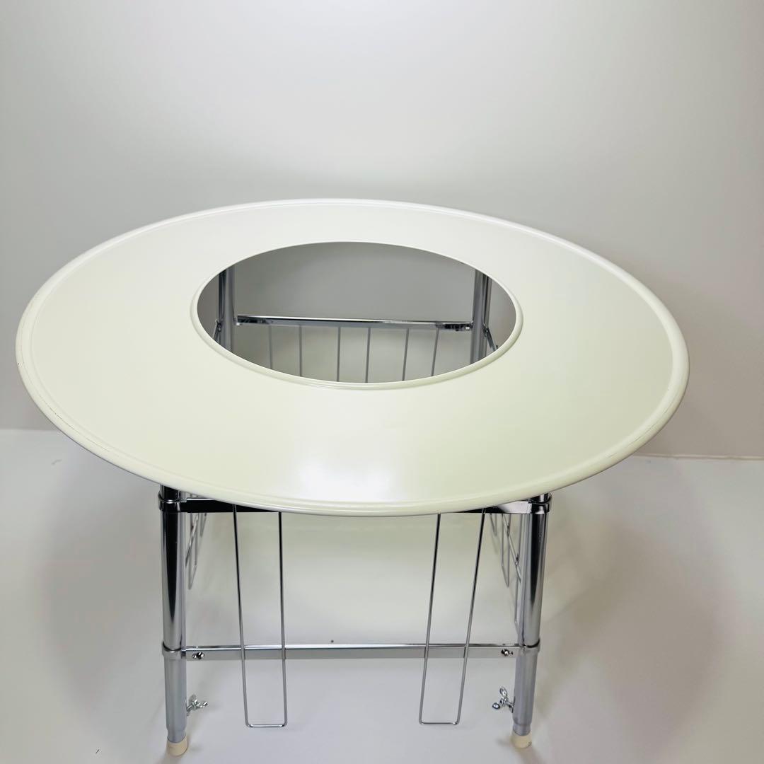 高津製作所　丸型ストーブガード　デラックス組立式　カフェテーブル サイドテーブル