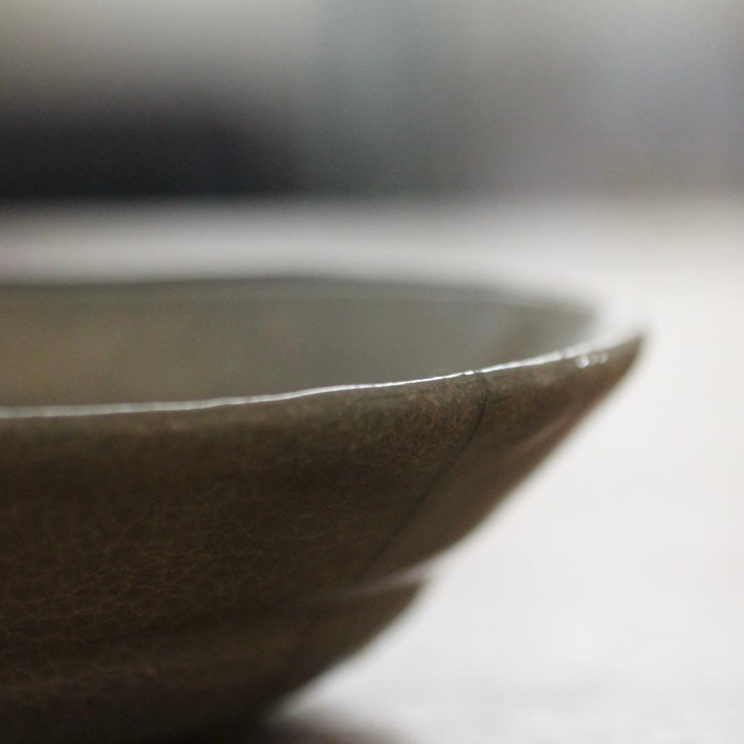 高麗青磁の小皿　骨董　古道具