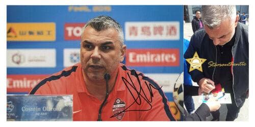 直筆サイン入り写真 コスミン・オラロイ ルーマニア/フレームなし/SA鑑定済