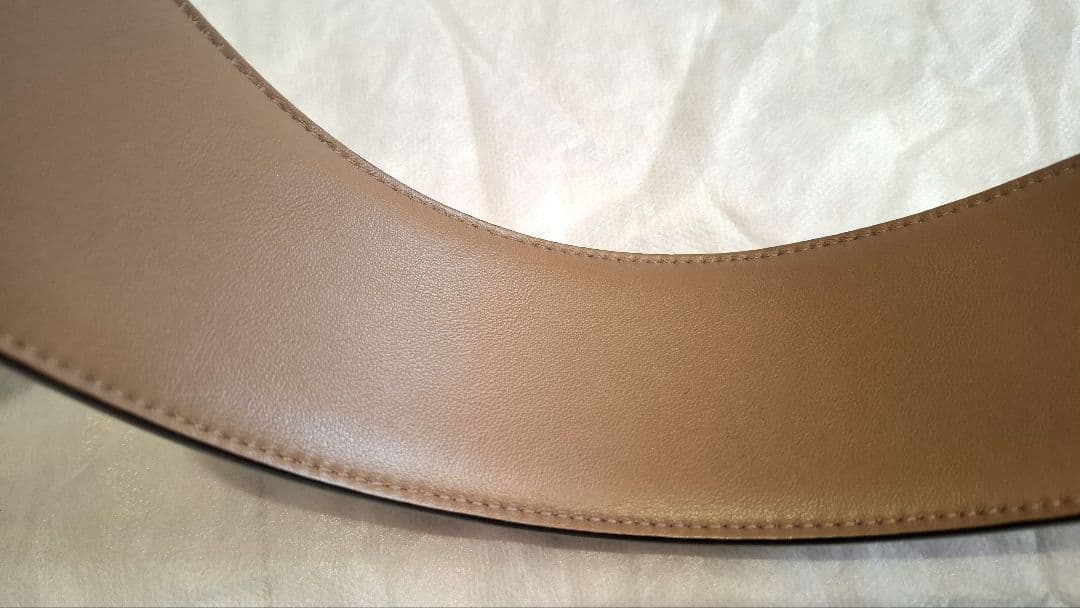 FENDI　ブラウンレザーショルダーストラップ