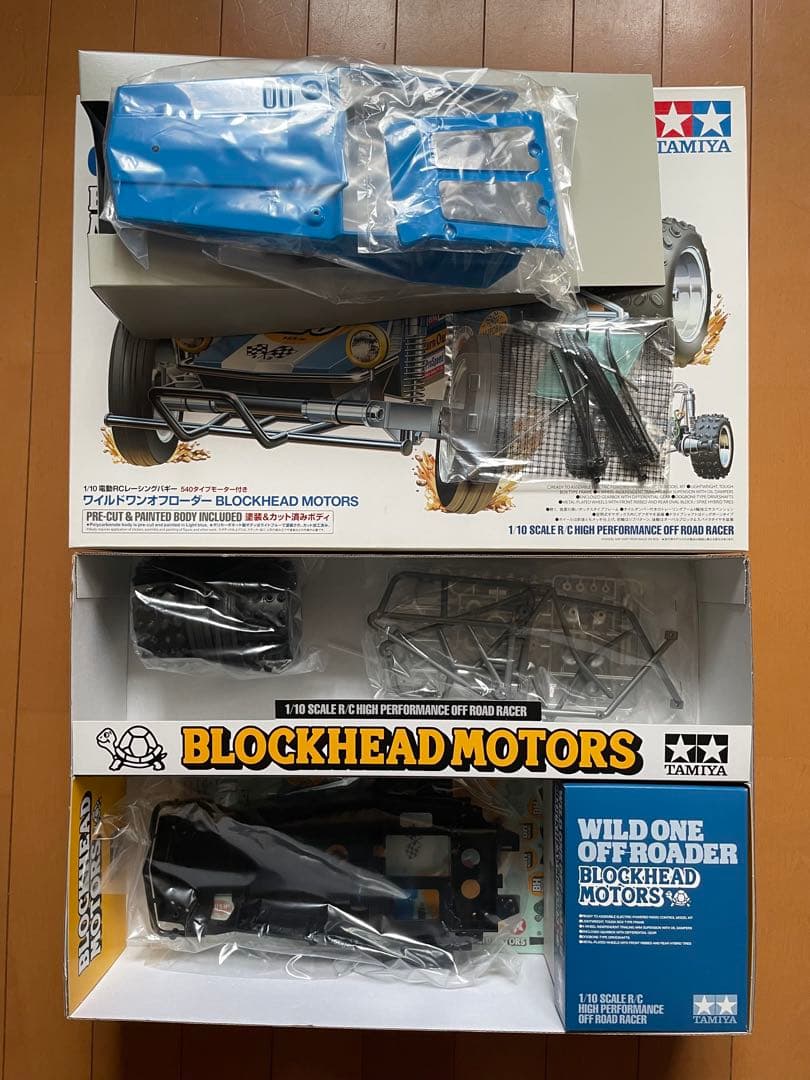 【値下げしました】タミヤ　ワイルドワンオフローダー　ブロックヘッドモータース