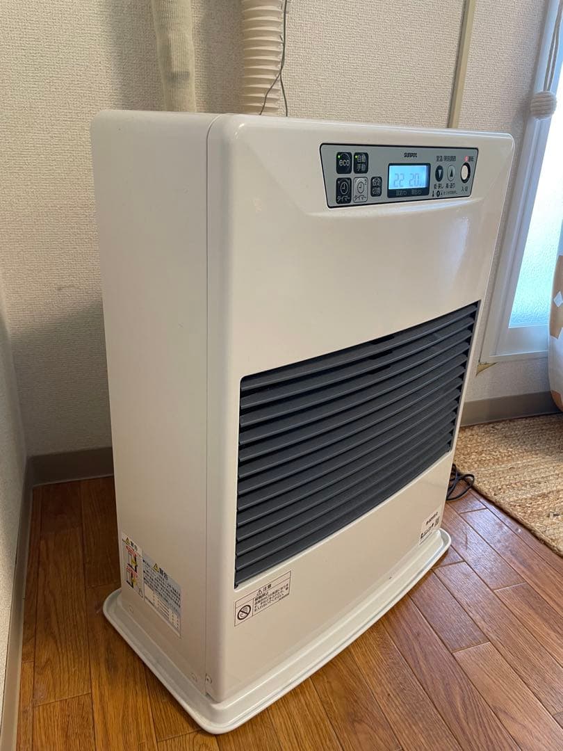 キム2024年製FF式石油ストーブ長府FF-5211TL W