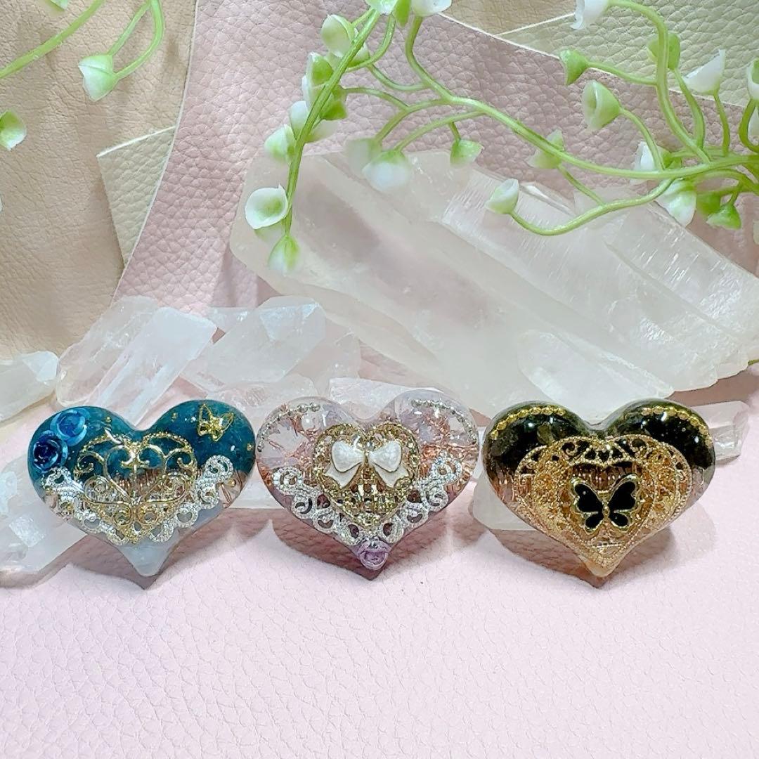 癒しのオルゴナイト❤️ラベンダー翡翠＋アメジストのフレンチクルーラー♡