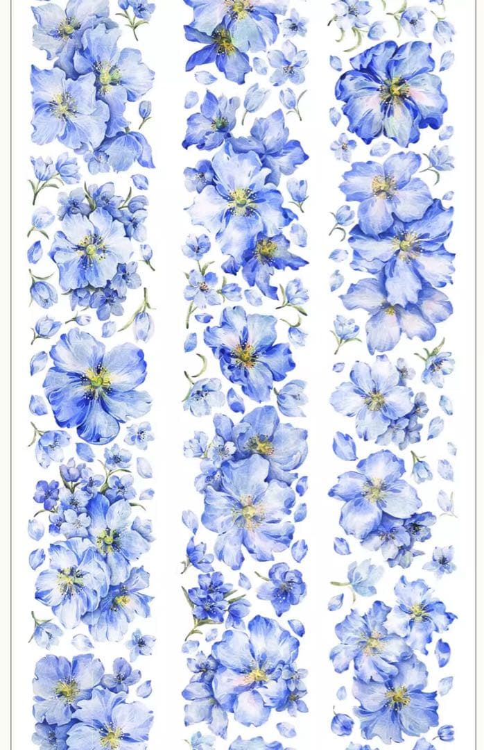 海外 PETテープ マスキングテープ フラワー