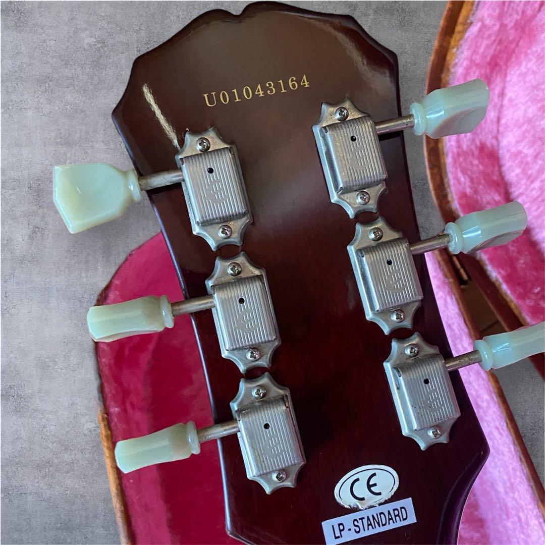 エピフォン　レスポール　スタンダードモデル　ギブソン　エレキギター　ケース付き