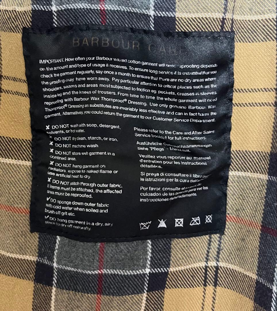 r*m様 【希少】Barbour オイル抜き　BRISTOL HOMIES