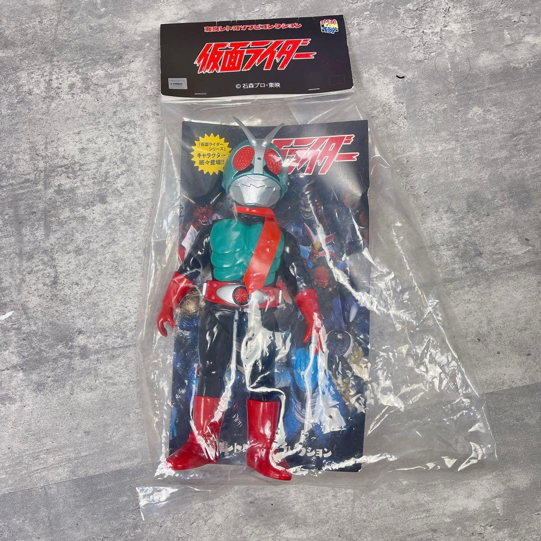 新品・未開封　東映レトロソフビ　仮面ライダー新2号　メディコムトイ　フィギュア