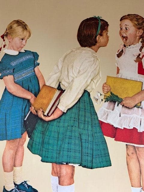 額装品/Missing Tooth/ノーマン ロックウェル/インテリア/ポスター